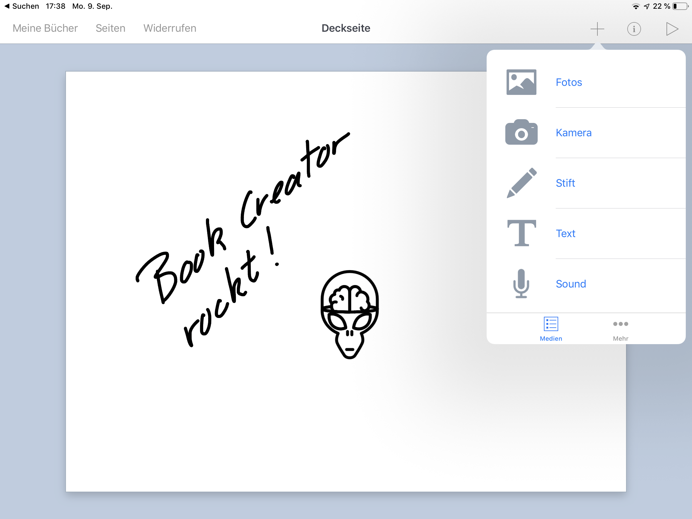 Wiki Selbstlern Bookcreator Ideenwolke Lerntheke